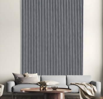 Akusztikus falpanel Világos Szürke 300x2800 mm Kép