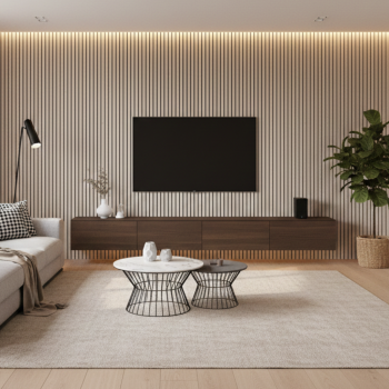Akusztikus falpanel Világos Bükk 600x2800 mm 1.Kép