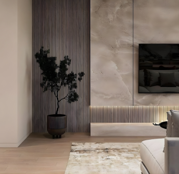 Akusztikus falpanel Grafit Tölgy 600x2800 mm Kép