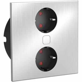 HKT Duplex Q dugalj 2x230V rozsdamentes  acél színű elektromosan mozgatható fedél Kép