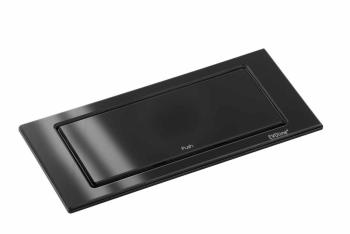 HKT EVOline Backflip dugalj üvegfekete színű 2x230Vdugalj+1x USB C Kép