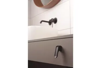 Fogantyú Viefe LUV gomb, fém, csiszolt bronz 2.Kép