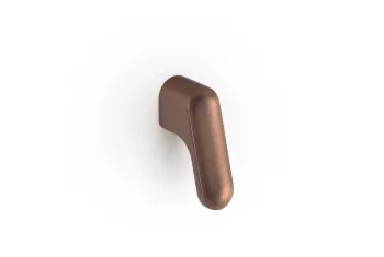 Fogantyú Viefe LUV gomb, fém, csiszolt bronz 1.Kép