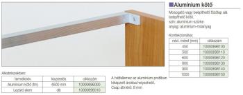 ALU KÖTÖ LEZÁRÓ ELEM . SZÜRKE MÜANYAG 2.Kép