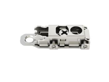 PÁNTALÁTÉT FDS C82 KLIPPES EGYENES EXCEN EXCENTERES, 0 mm CSAVAR NÉLKÜL NIKKEL 3.Kép