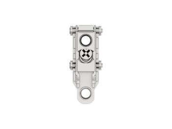 PÁNTALÁTÉT FDS C82 KLIPPES EGYENES EXCEN EXCENTERES, 0 mm CSAVAR NÉLKÜL NIKKEL 4.Kép