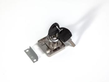 BÚTORZÁR HB LOCKS HB-01 KISFIÓKZÁR SZÖGLETES NIKKEL 1.Kép