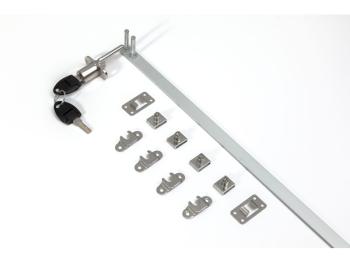 BÚTORZÁR HB LOCKS HB-08 KÖZPONTI FIÓKZÁR ELÖLRŐL ZÁRHATÓ NIKKEL 1.Kép