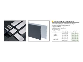 FIÓKRENDEZŐ MODULÁRIS PANEL H=90mm 2000m DEZŐ MODULÁRIS PANEL H=90mm 2000mm FEHÉR 3.Kép