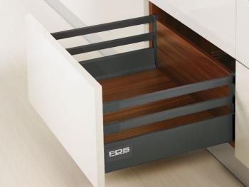 FDS DUPLAFALÚ FÉM FIÓKOLDAL FDS-CLASSIC PO D PUSH OPEN  450mm H210 40kg ANTRACIT Kép