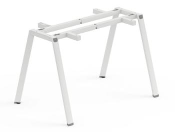 IRODAI ASZTALLÁB HOME BOX ALFA TELESZKÓPOS KÖTŐ ÉS SZERELVÉNYEK 1035-1660mm MATT FEHÉR 2.Kép