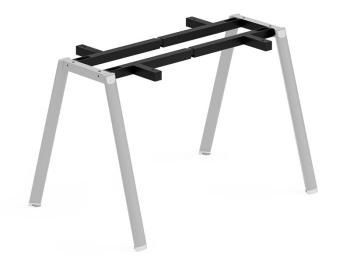IRODAI ASZTALLÁB HOME BOX ALFA TELESZKÓPOS KÖTŐ ÉS SZERELVÉNYEK 1035-1660mm MATT FEKETE Kép