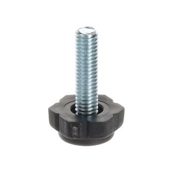 Riex GA12 állítható láb D17, M6x22, feke te 1.Kép