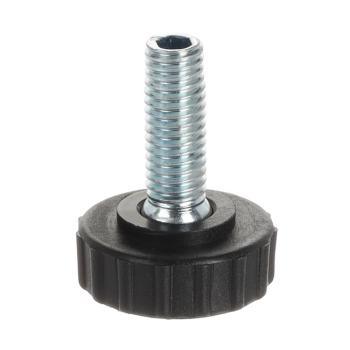 Riex GA13 állítható láb, dőlt, D25, M8x2 2, fekete 1.Kép