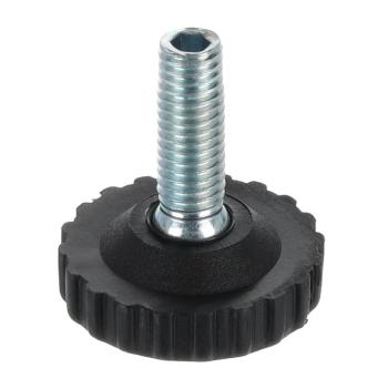 Riex GA13 állítható láb, dőlt, D5, M8x22 , fekete 1.Kép