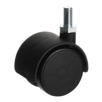 Riex GC12 bútorgörgő D40, csap M8x15 mm, fekete 1.Kép