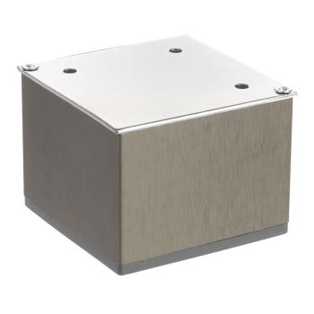 Riex GA38 bútorláb 80x80 mm, H60, szálcs iszolt nikkel Kép
