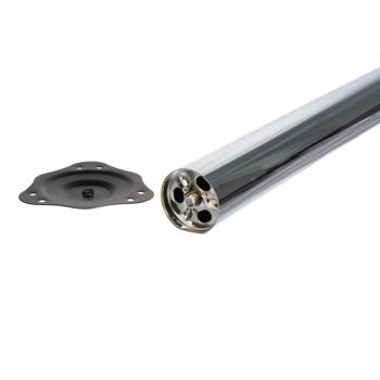 Riex ER40 asztalláb, szerelőtalpárs rögz ítés, D60/H710 mm, króm Kép