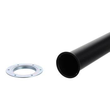 Riex ER60 asztalláb, karimás rögzítés, H 710 mm, fényes fekete 2.Kép