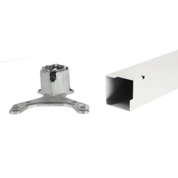 Riex EA60 asztalláb, 60x60/H710 mm, fény es fehér 2.Kép