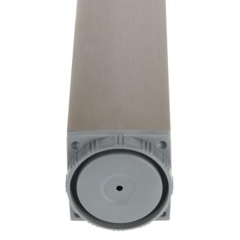 Riex EA60 asztalláb, 60x60/H710 mm, rozs damentes acél utánzat 4.Kép