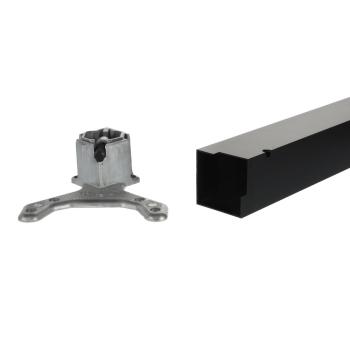 Riex EA60 asztalláb, 60x60/H710 mm, matt fekete 2.Kép