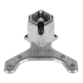 Riex EA60 asztalláb, 60x60/H710 mm, matt fekete 4.Kép