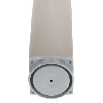 Riex EA60 asztalláb, 60x60/H820 mm, rozs damentes acél utánzat 4.Kép
