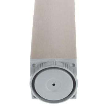 Riex EA60 asztalláb, 60x60/H1100 mm, roz sdamentes acél utánzat 4.Kép
