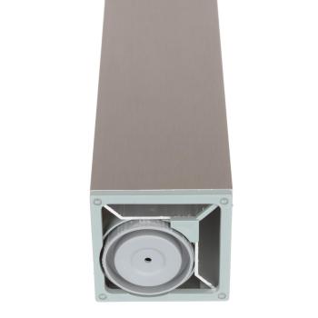 Riex EA80 asztalláb, 80x80/H710 mm, rozs damentes acél utánzat 4.Kép