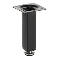 Riex GS26 bútorláb 25x25 mm, H120, matt fekete 1.Kép
