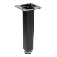 Riex GS26 bútorláb 25x25 mm, H150, matt fekete 1.Kép
