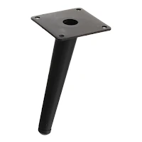 Riex GS52 bútorláb, H210, matt fekete 1.Kép