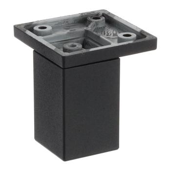 Riex GR76 bútorláb, 33x33 mm, H100, feke te 1.Kép