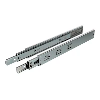 Riex NB51 golyós fióksín, teljes kihúzás ú, nyomásra nyíló, 35kg/26 kg, H45, 1.0* 1.0*1.2 mm, 350 mm Kép