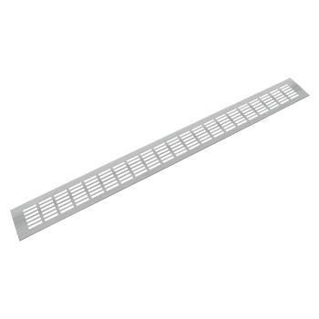 Riex GV44 alumínium szellőzőrács, 80x800 mm, rozsdamentes acél utánzat Kép