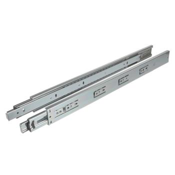 Riex NB58 golyós fióksín, teljes kihúzás ú, csillapítással, 35kg/35 kg, H45, 1.2* 1.2*1.5 mm, 500 mm Kép