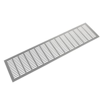 Riex GV44 alumínium szellőzőrács,  150x600 mm, rozsdamentes acél utánzat Kép