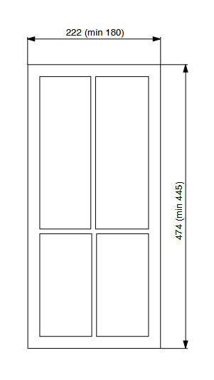 Riex GM70 evőeszköztartó 5 (222x474), sz emcsés, fehér 2.Kép