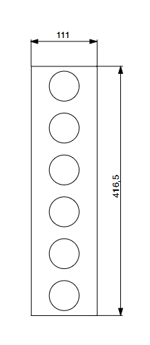 Riex GM60 fűszertartó (6 db) evőeszközta rtóhoz (fa), bükk 2.Kép