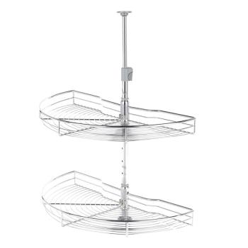 Riex GP13 forgótálca 180-os, drótvázas fenék, W800, H600-750, króm Kép