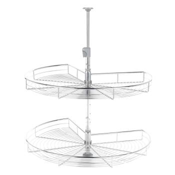Riex GP13 forgótálca 270-os, drótvázas fenék, W800, H600-750, króm Kép