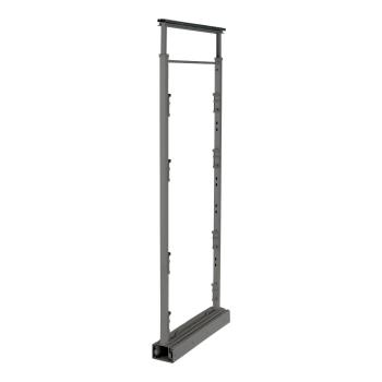 Riex GX53/GX58 kamraszekrény egység, ker ettel, fióksínnel, frontrögzítővel, 1250 -1400 mm, s.szürke Kép