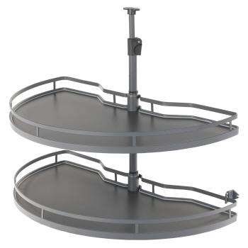 Riex GP28 forgótálca 180°-os, tömör fené k, W800, H600-750, sötétszürke Kép