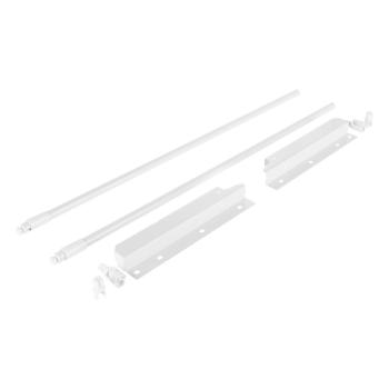 Riex NX40 2 db-os magasító korlát készle t hátsó tartóval, kör keresztmetszetű, 2 04/550 mm, fehér 1.Kép