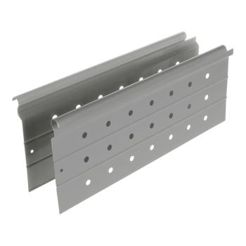 Riex NX40 magasított fiókoldal 2 kör ker esztm. magasító korláttal, 204/350 mm, s zürke 1.Kép