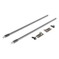 Riex NP11 2 db-os magasító korlát készle t, 400 mm, szürke 1.Kép