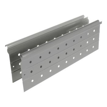 Riex NX40 magasított fiókoldal 2 kör ker esztm. magasító korláttal, 204/400 mm, s zürke 1.Kép