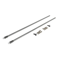 Riex NP11 2 db-os magasító korlát készle t, 550 mm, szürke 1.Kép