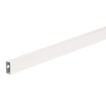 Riex NX40 magasító korlát fiók-keresztos ztóhoz, szögletes keresztmetszetű, 1100 mm, fehér 1.Kép